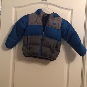 Reversible The North Face toddler jacket, boys
